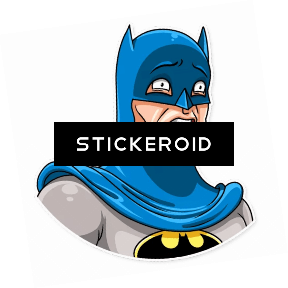 Wrong Batman Shocked - Sticker (577x578), Png Download