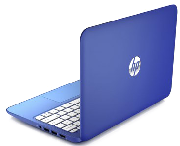 Hp Laptop Transparent Background Png - Hp Blue Laptop (530x298), Png Download