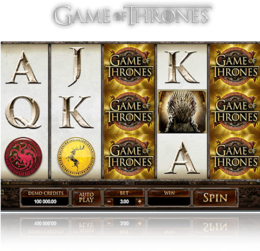 Microgaming Game Of Thrones 15 Lines Game - Slot Machine (376x422), Png Download