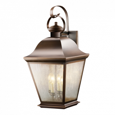Mount Vernon Large Wall Light Oz - Kichler Lighting 9704oz Mount Vernon 4-light Outdoor (370x370), Png Download