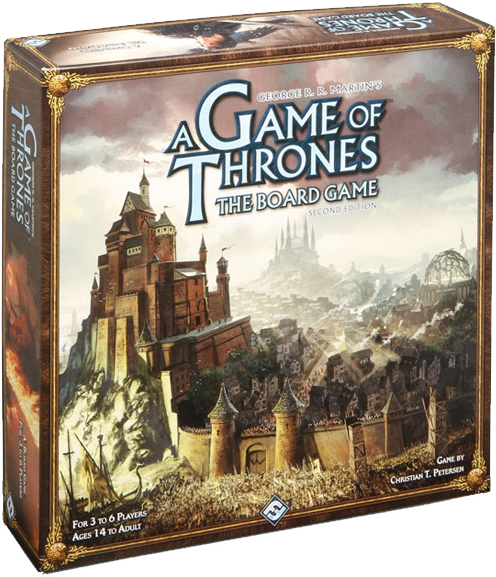 Game Of Thrones The Board Game - Game Of Thrones Board Game - Second Edition (600x600), Png Download