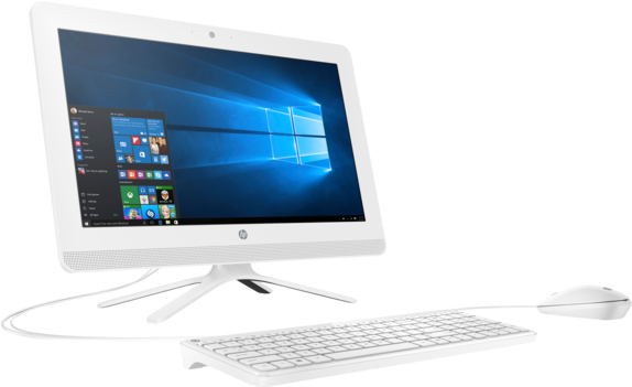 Hp All In One - Computadora Hp All In One (573x430), Png Download