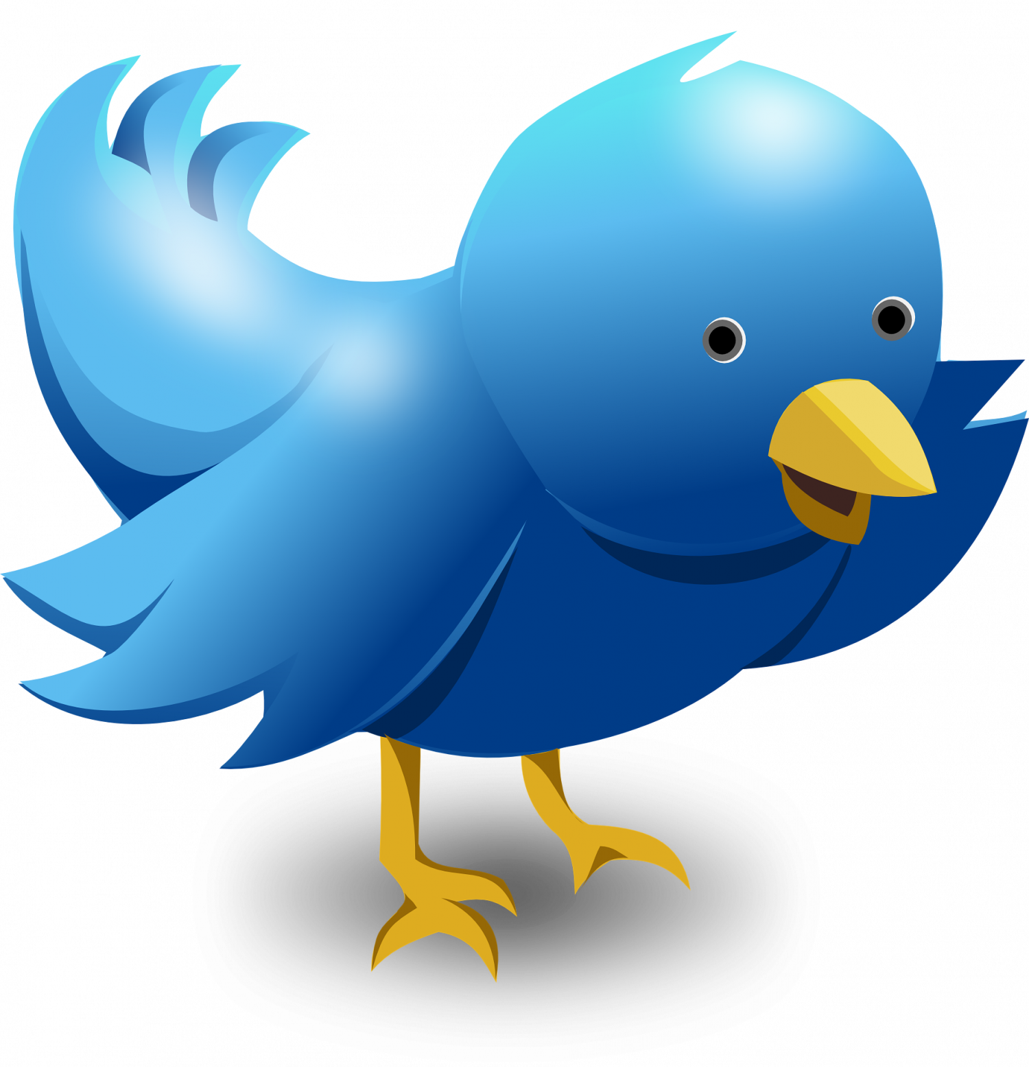 Cc0 Public Domain - Twitter Larry The Bird (1500x1555), Png Download