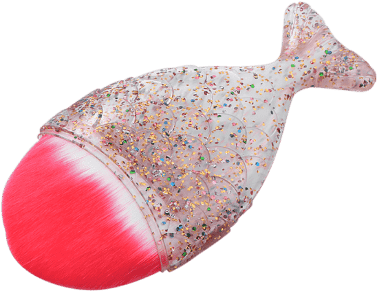 Affordable Shimmering Mermaid Tail Makeup Brush - Makeup Tools 3pcs Shimmer Mermaid Tail Makeup Brushes (558x744), Png Download