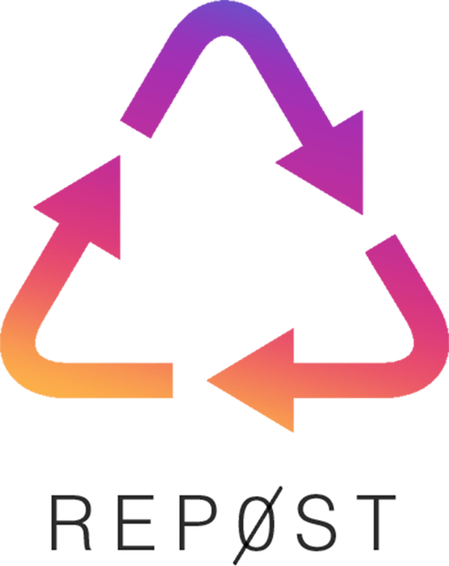 Logo Of Repost - Icon Recycling (500x630), Png Download