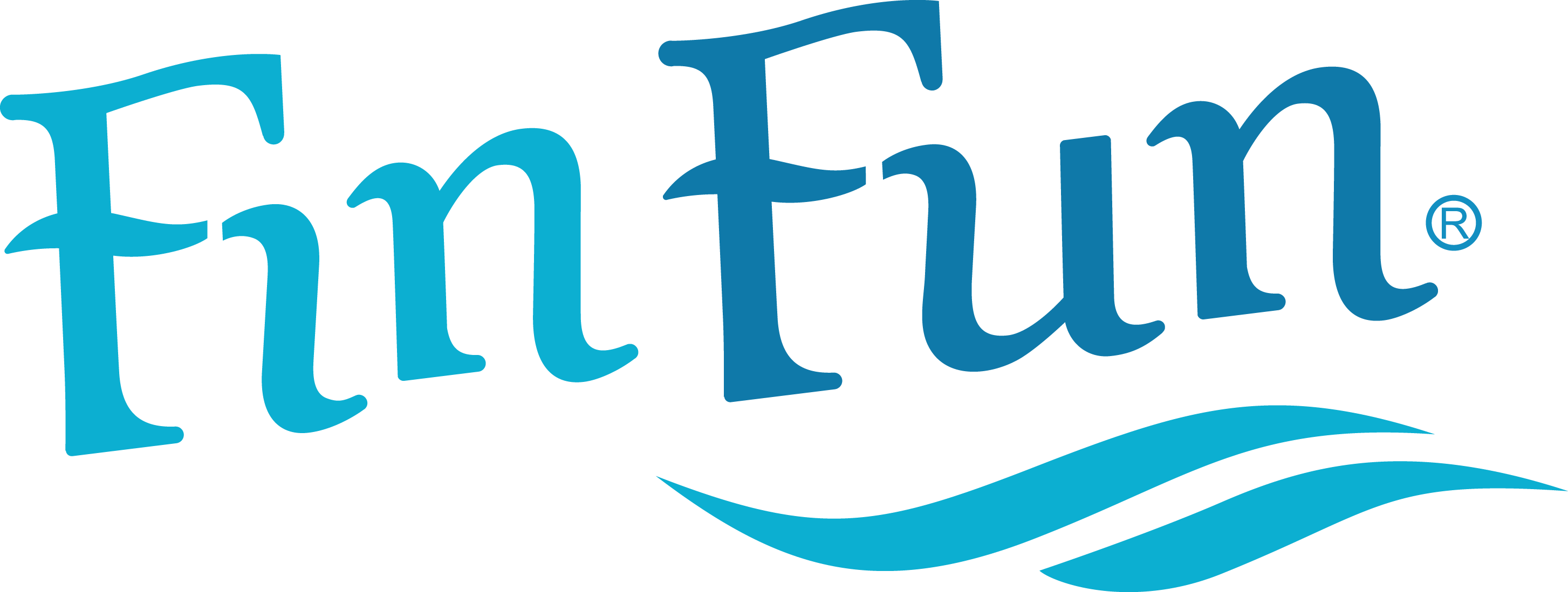 Fin Fun Mermaid Tails Uk Stockist - Fin Fun Mermaid Logo (2907x1099), Png Download