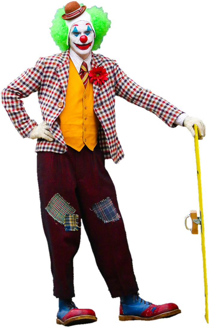 Joker Arthur Fleck Clown Png By Metropolis-hero1125 - Joaquin Phoenix Joker Cosplay (702x1138), Png Download