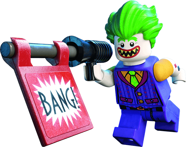 Lego Joker Png - Lego Batman Movie Ultimate Sticker Collection (622x492), Png Download