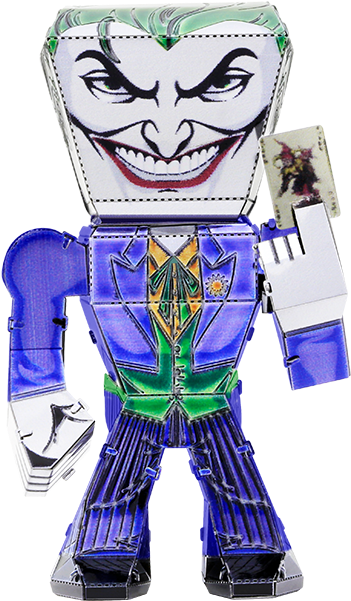 Legends - The Joker - Fascinations Metal Earth Dc Justice League The Joker (358x600), Png Download
