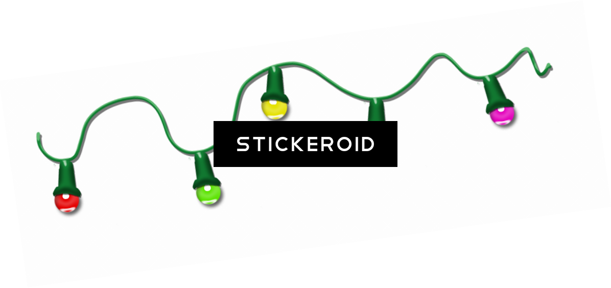 Christmas Lights - Transparent Christmas Lights Gif (1196x564), Png Download