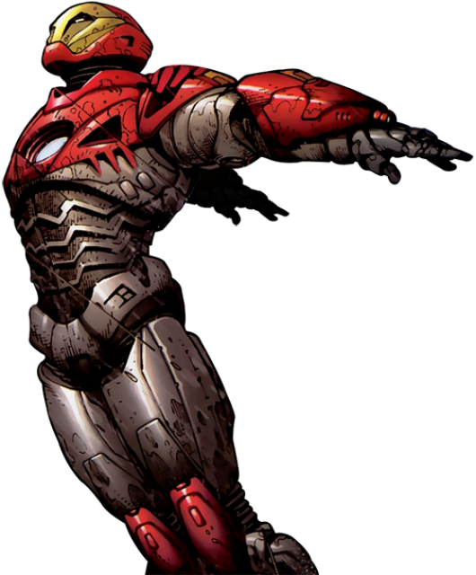No Caption Provided - Ultimate Iron Man Transparent (530x640), Png Download