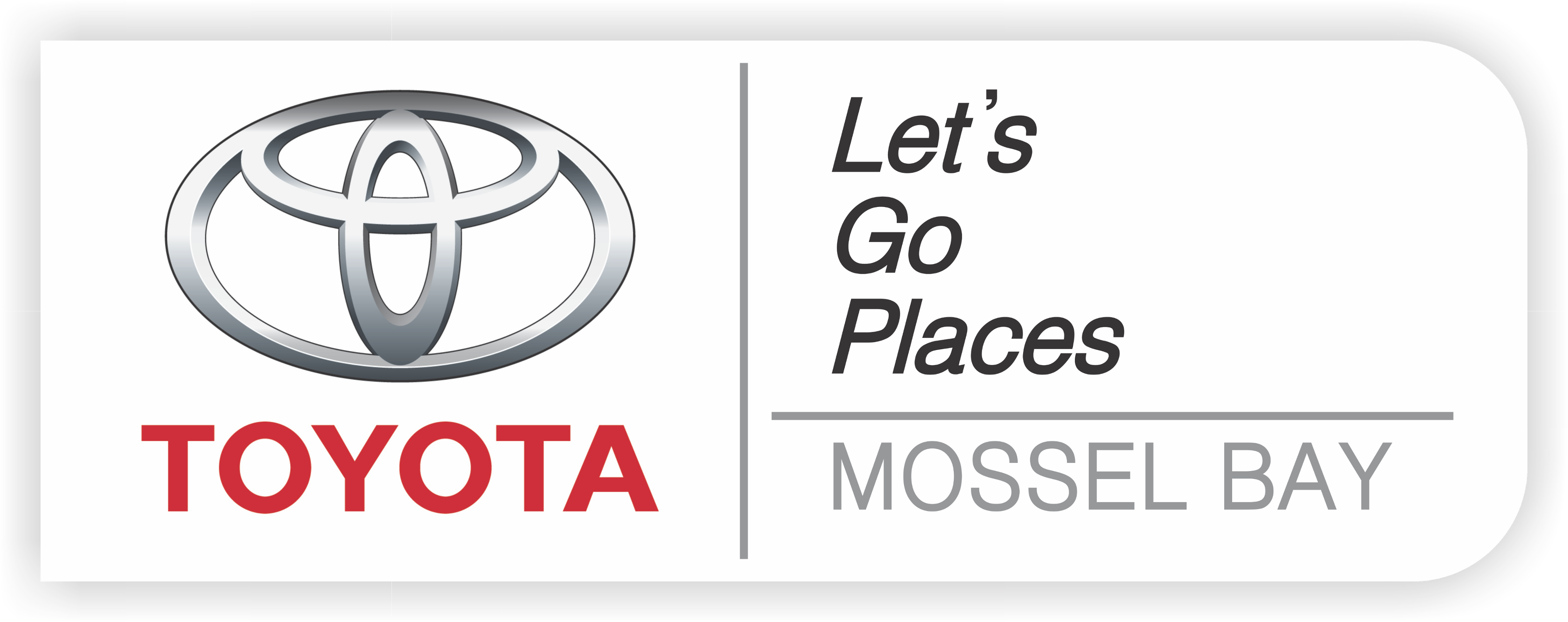 Toyota Logo Exported Smaller - Logo Toyota Prado (3781x1500), Png Download