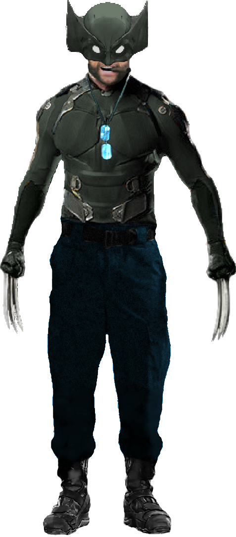 Wolverine Military Suit Png By Davidbksandrade - Punisher Suit (477x1086), Png Download