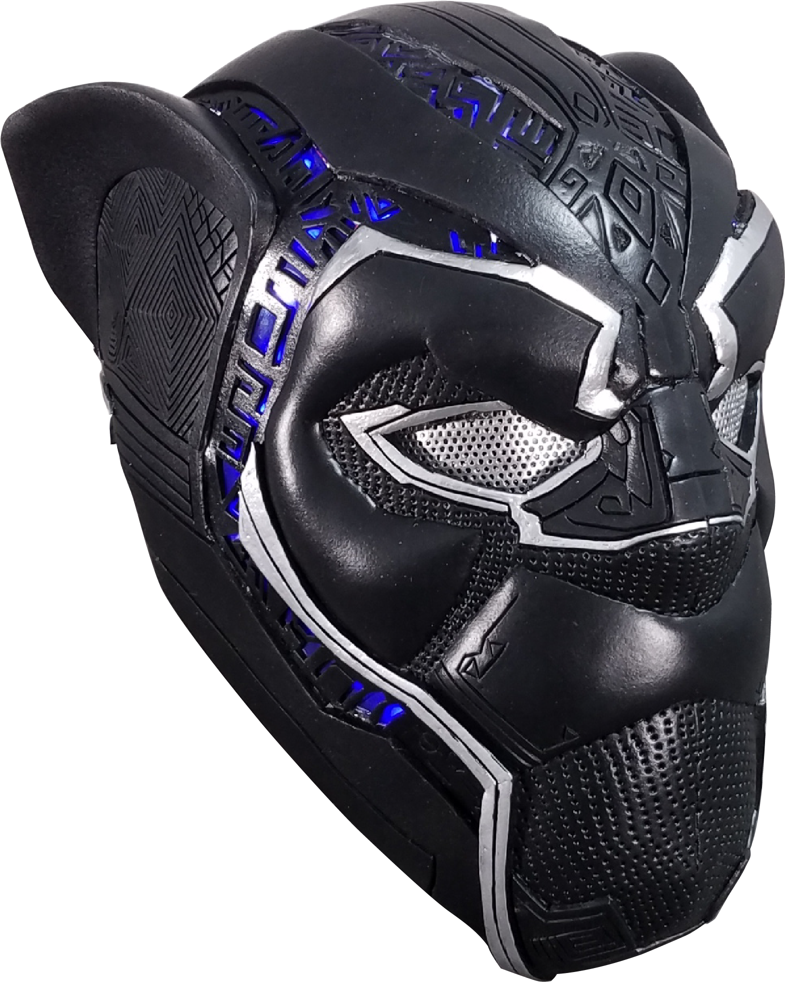Panthers Helmet Png Download - Black Panther Helmet Template Xieng Prod (2250x2250), Png Download