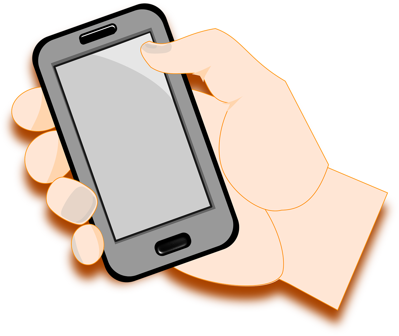 Celular Whatsapp Png - Celular Con Redes Sociales Png (855x720), Png Download