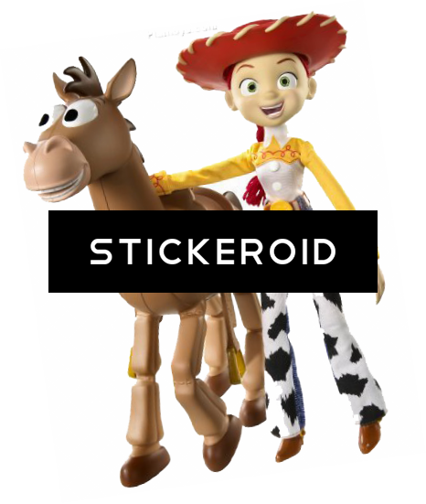 Toy Story Jessie Disney - Mattel Disney/pixar Toy Story Jessie And Bullseye Partner (466x551), Png Download