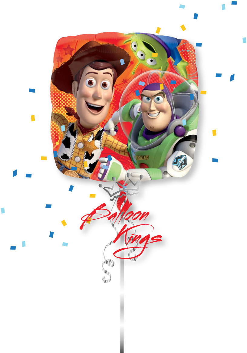 Toy Story Group - Toy Story Foil Balloons (1071x1280), Png Download
