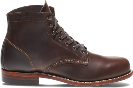 Wolverine Original 1000 Mile Boot In Brown - Wolverine 1000 Mile Brown (445x367), Png Download