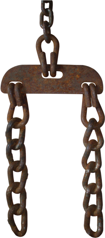Old Chain Png - Hanging Chain Png Transparent (400x825), Png Download