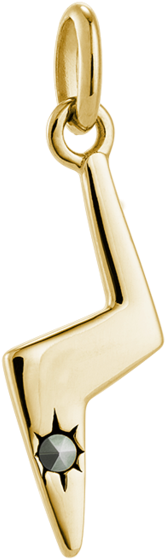Lightning Bolt Image - Pendant (939x1024), Png Download