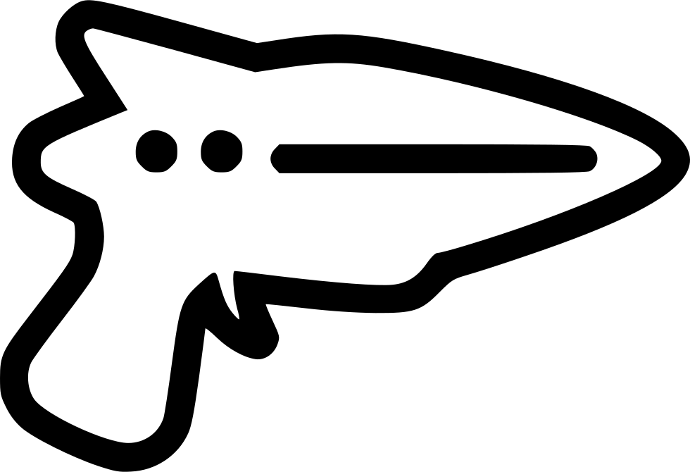 Png File - Space Gun (980x670), Png Download