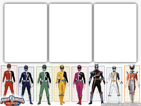 Montagem Para Fotos - Power Ranger Patrulla Delta (600x450), Png Download