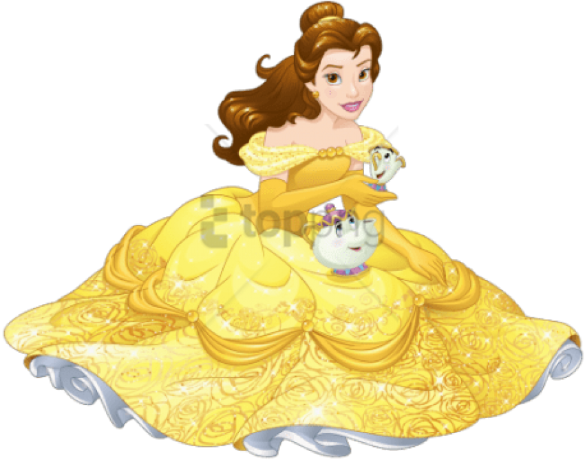 Belle And Beast Beauty Cartoons Disney Princess The - Disney Princess Png Transparent (458x360), Png Download