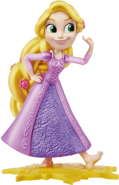 Take Rapunzel On Imaginative Magical Adventures, Reaching - Disney Princess Comic Collection Figures (390x600), Png Download