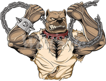 Pitbull Muscle - Muscle (450x450), Png Download