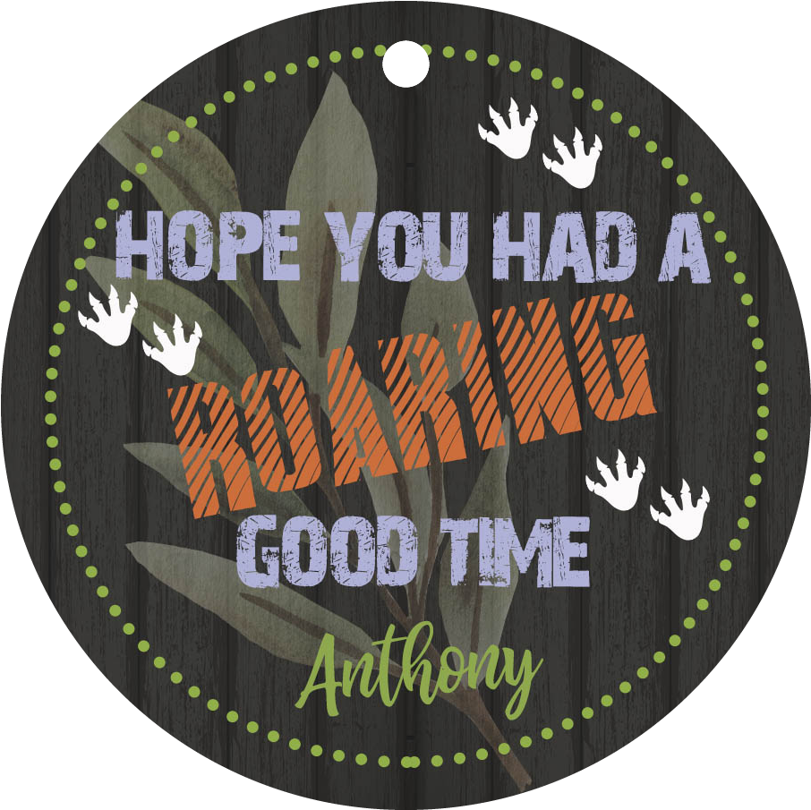 Dinosaur Gift Tag With Hole - Poznań Town Hall (975x975), Png Download