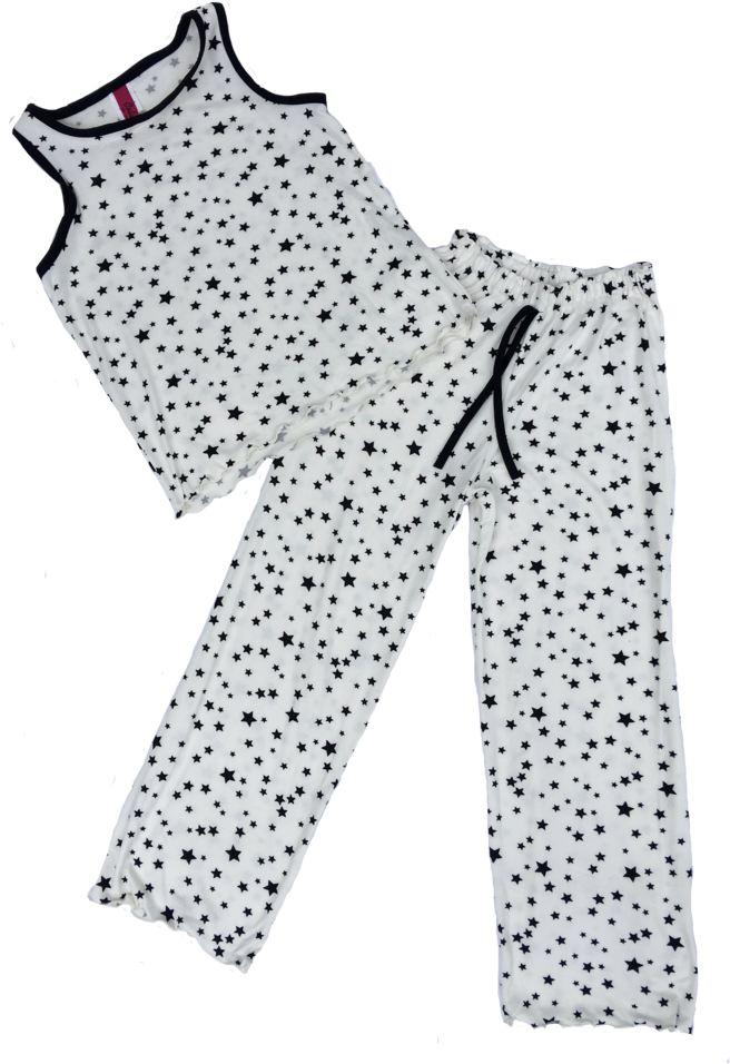 Wish Upon A Star Kids Pajama Pants Set - Pajamas (768x1024), Png Download