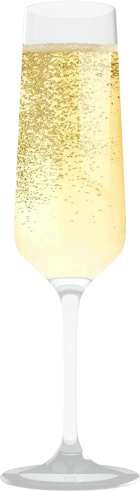 Glass Champagne Png Clip Art Image - Clip Art (560x1749), Png Download