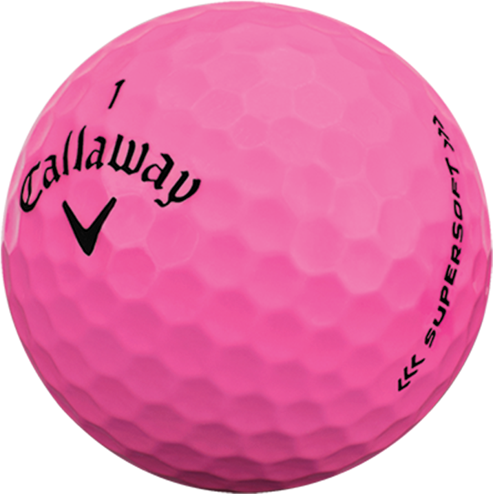 Balls 2017 Supersoft Pink Tech - Callaway 2017 Supersoft Yellow Golf Balls (950x950), Png Download