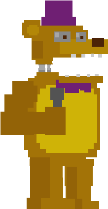 Fredbeargasp - Fnaf 4 Fredbear Minigame (324x424), Png Download