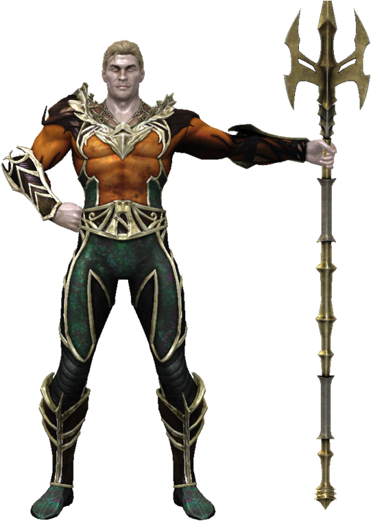 Aquaman Png Pic - Gods Among Injustice 2 Aquaman (1024x770), Png Download