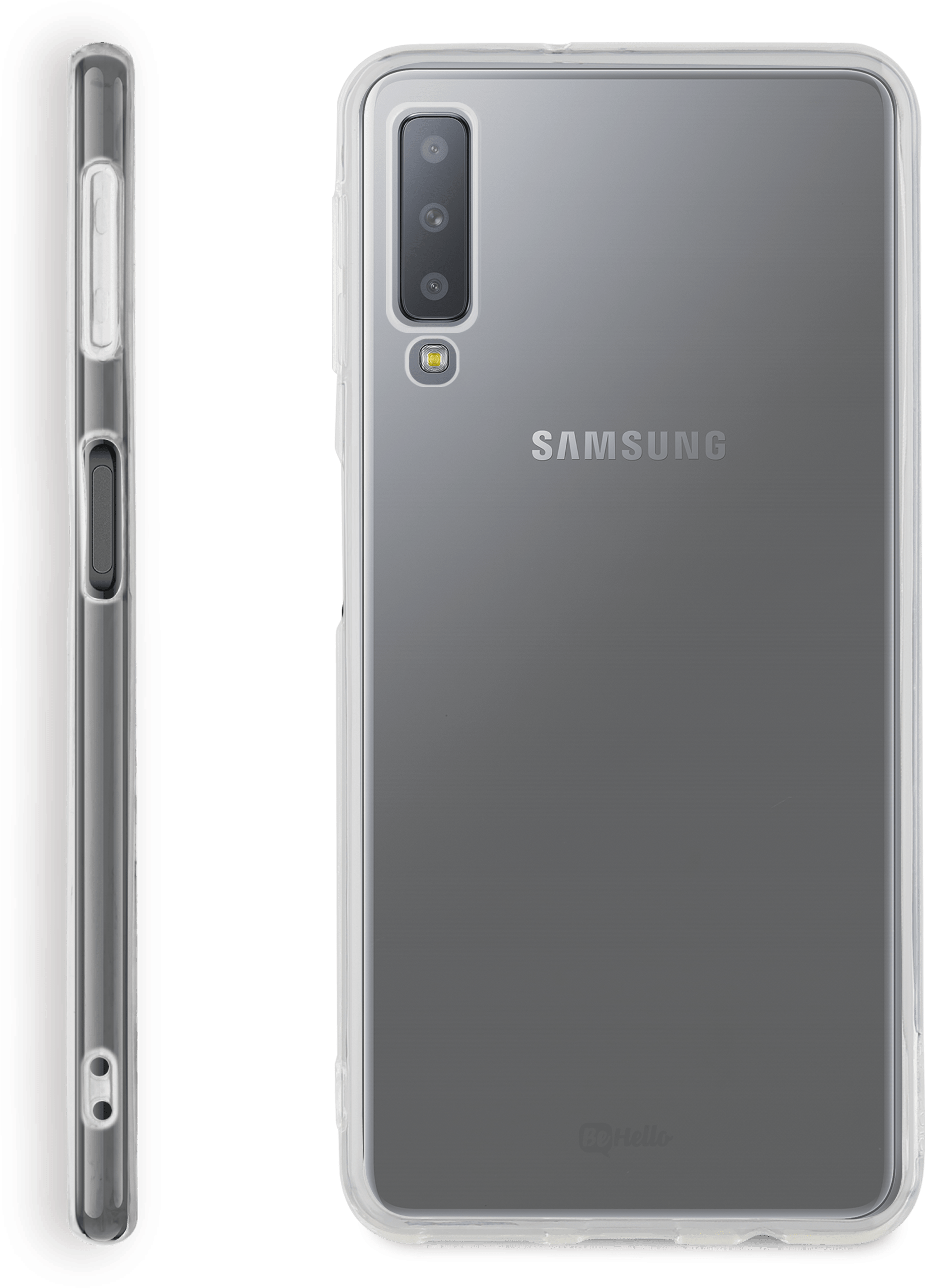 Behello Samsung Galaxy A7 Transparent Thingel Case - Smartphone (3000x3000), Png Download