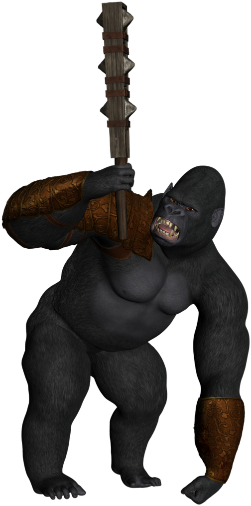 Image - Cool Gorilla In Armor (1024x1024), Png Download