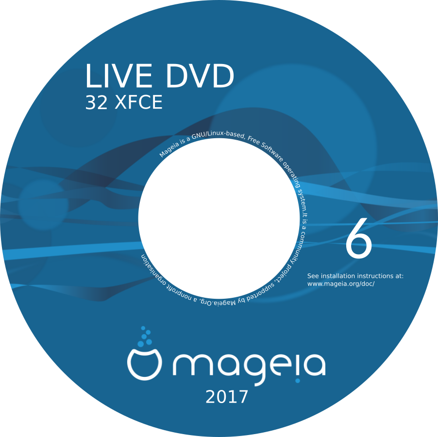 Mageia 6 Cd/dvd Covers - Project Circle (902x901), Png Download
