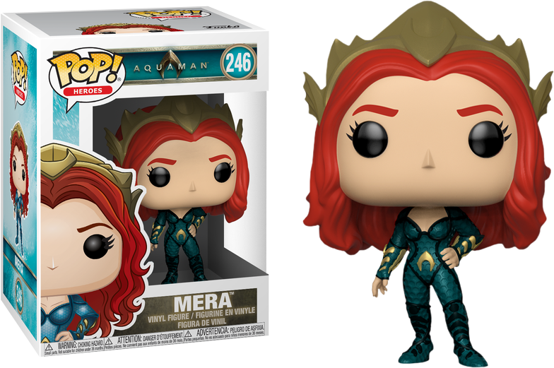 Funko Pop Aquaman Movie PNG Image with 