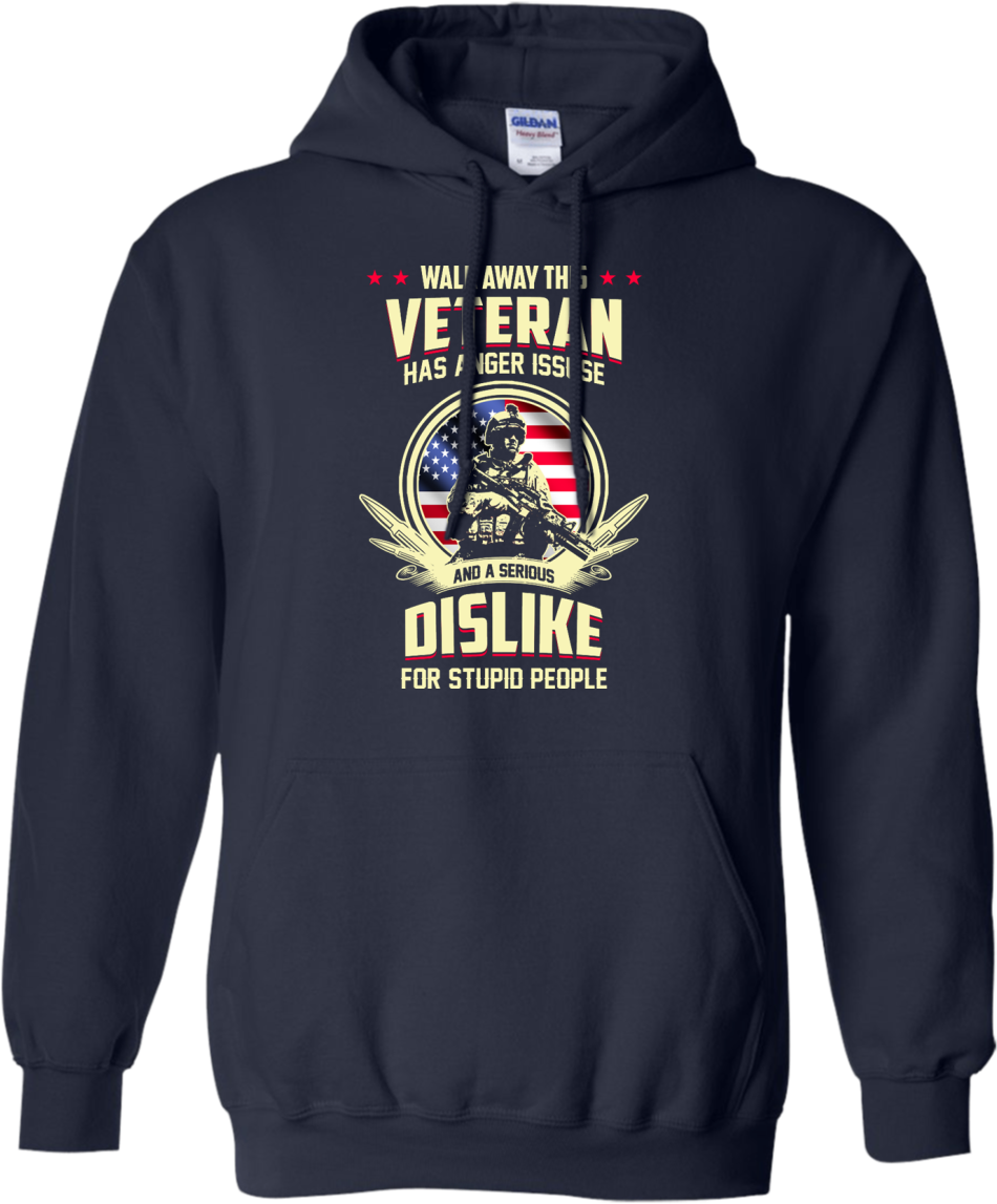 Walk Away This Veteran Has Anger Issues And A Serious - No Such Thing As A Fish Hoodie (1155x1155), Png Download