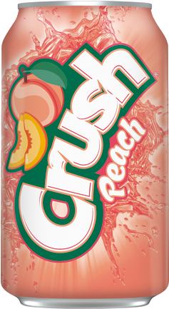 Crushed Soda Can Png Download - Crush Orange Soda Can (250x500), Png Download
