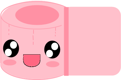 Papel Igenico Kawaii Hecho Por Mii - Papel Kawaii Png (600x400), Png Download