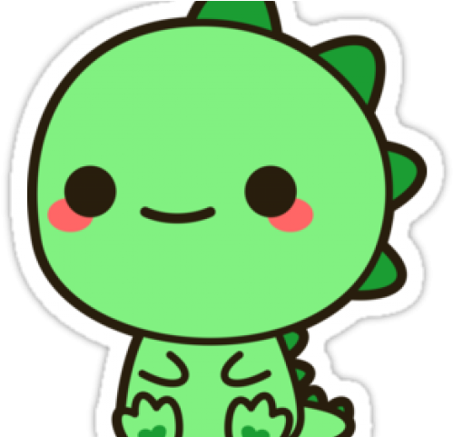 Kawaii Png - Cute Easy Dinosaur Drawings (640x480), Png Download