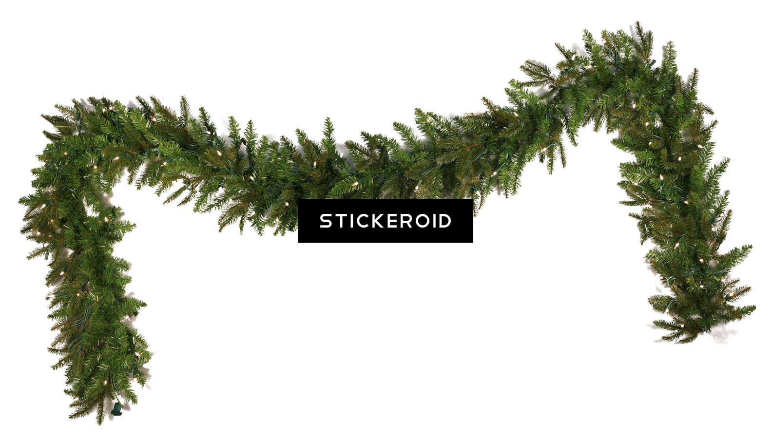 Garland - Christmas Garland (1582x907), Png Download