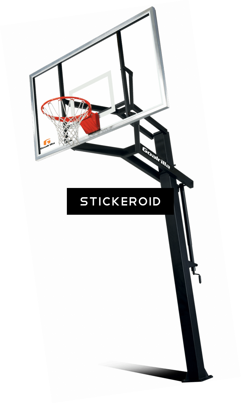 Basketball Hoop Stand - Goalrilla Glr Gsi 72" Basketball System With Pole Pad (811x1355), Png Download