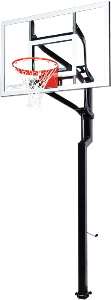 Goalsetter Contender Basketball Hoop - Basketball Hoop Png (264x574), Png Download