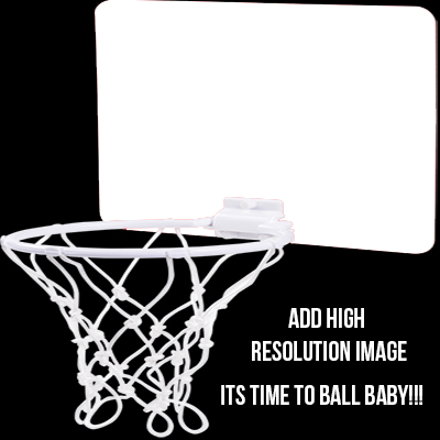 Custom Sublimation Mini Basketball Hoop - Beyond Yourself (400x400), Png Download