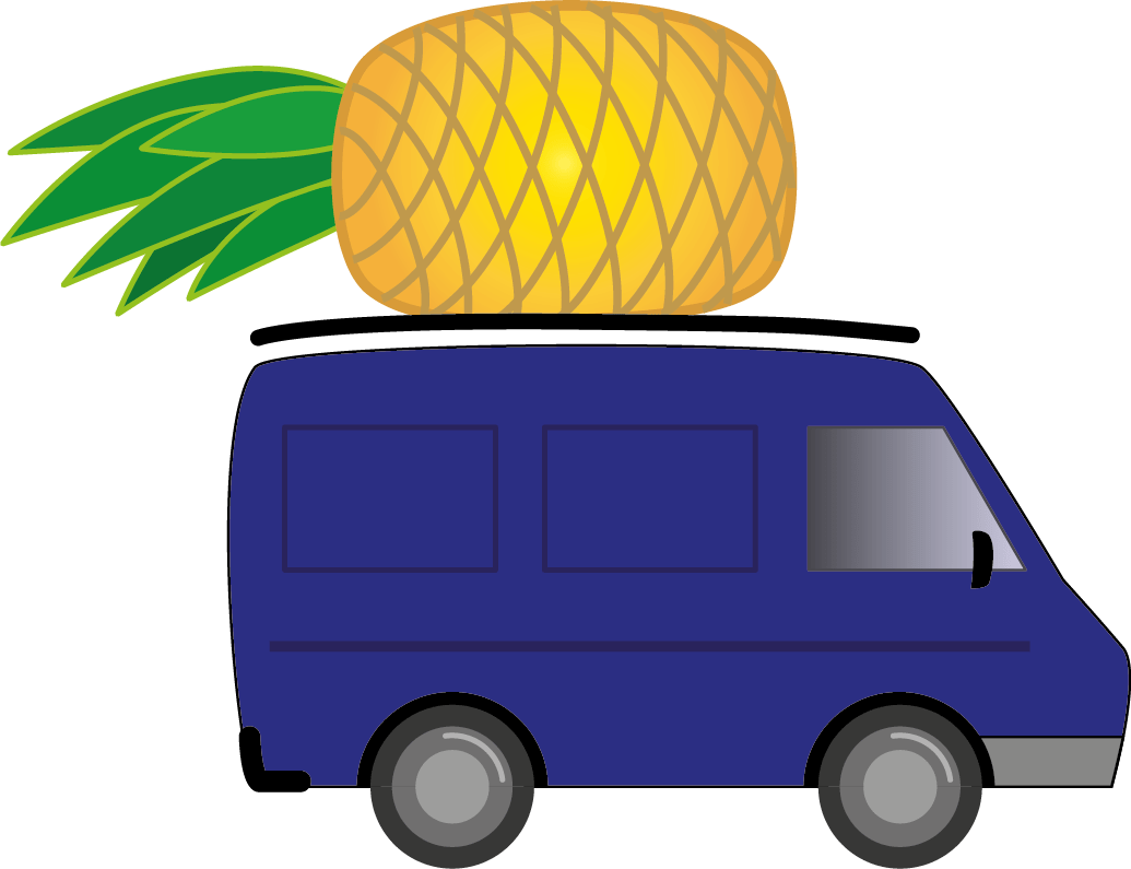 Cropped Logo Pineapple - Pineapple (1035x795), Png Download