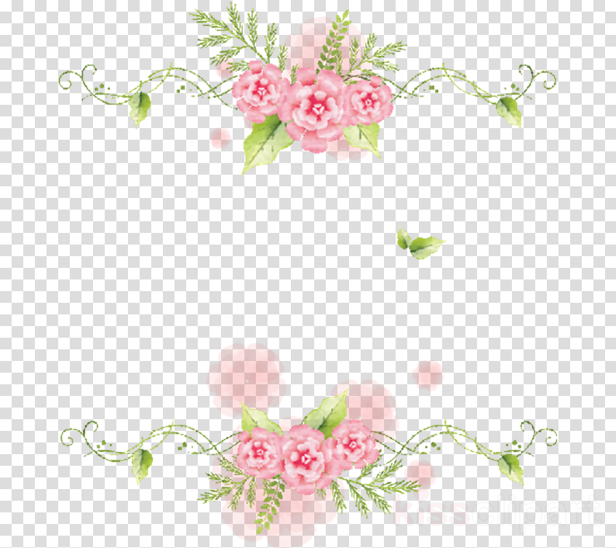 Bordes De Flores Png Clipart Floral Design Flower - Marcos De Flores Vintage Png (900x800), Png Download