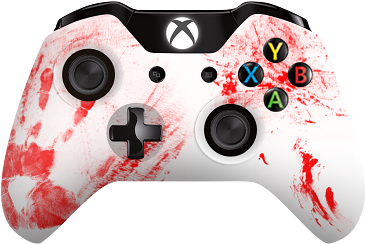 Microsoft Xbox One Wireless Controller Gamepad - Lunar (450x341), Png Download